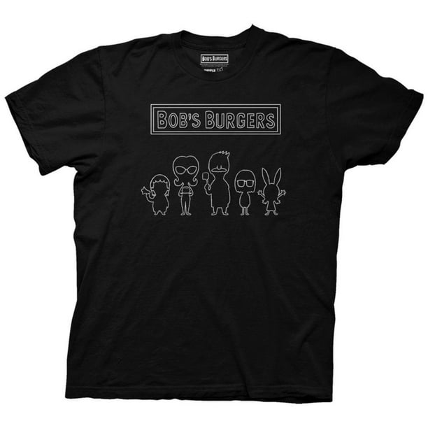 Family Of Icons Adult Long Sleeve T-Shirt Bobs Burgers Family Of Icons Adult Long Sleeve T-Shirt Bobs Burgers